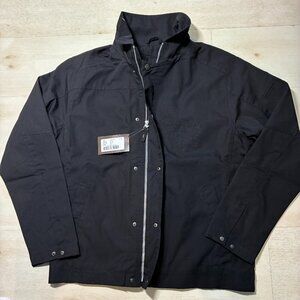 Harriton Men's Black Auxiliary Canvas Work Jacket Size Large